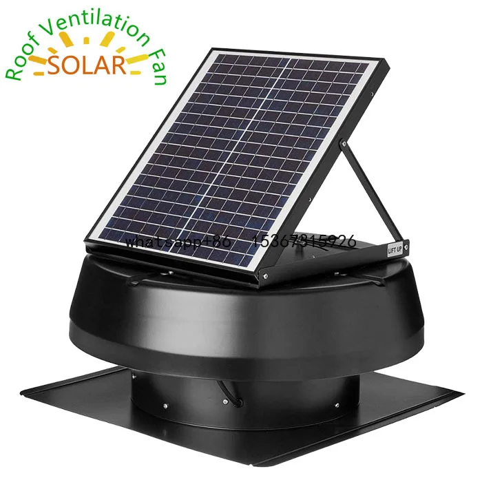 Vent tool Solar Powered Attic fan new ideas solar products roof top ventilator with 12v dc motor solar attic ventilation fan R