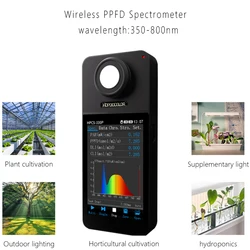 HPCS330P spettrometro Par PPFD Hopoocolor 350-800nm per luci progressive Lightmeter Wireless