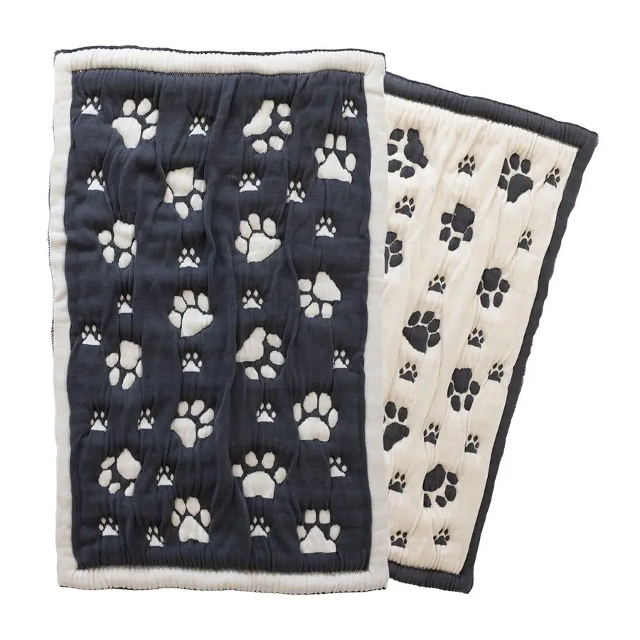 

Подстилка из органического хлопка цвета угольно-бежевый для маленьких собак, кошек и питомцев, бесшовная, двусторонняя, моющаяся, 3D-вязка, комфортная, 28x