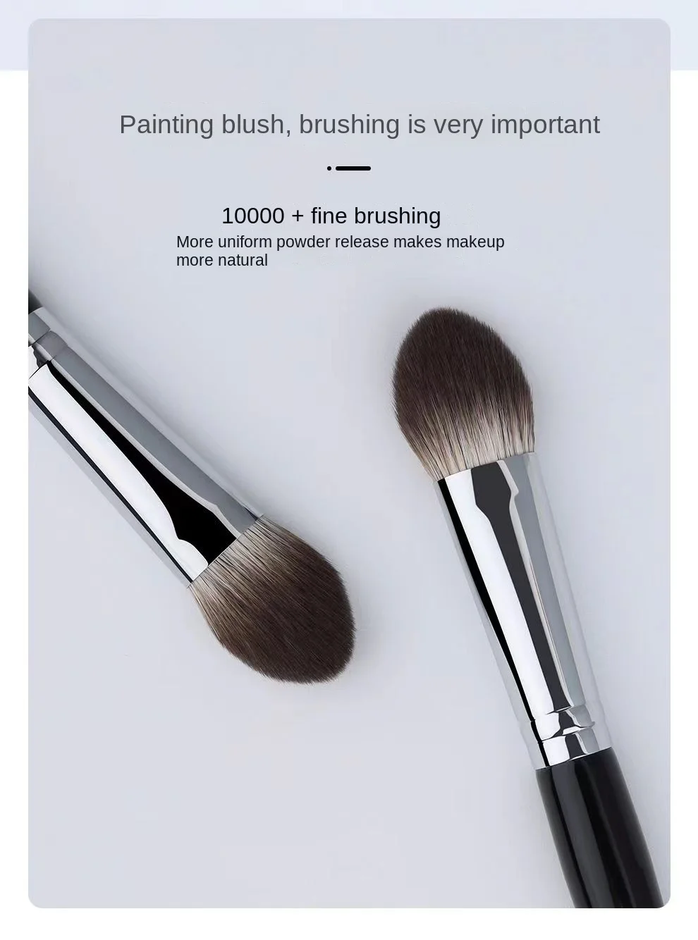 Pfirsich Herz Rouge Pinsel Pulver Rouge Creme Flüssigkeit Rouge Make-Up Pinsel Flache Kleine Präzise Rouge Pinsel Make-Up-Tools – Detail 16