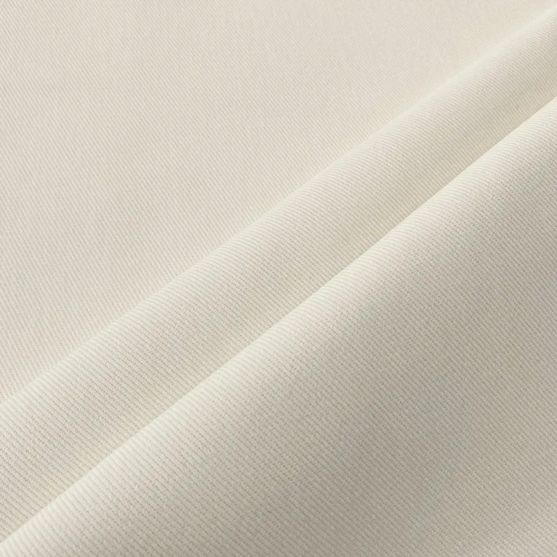 Pure Cotton White Stretch Denim Fabric Solid Color Thick Skirt Pants Clothing Design Fabric Sewing Dresses145cm Sold By Meter