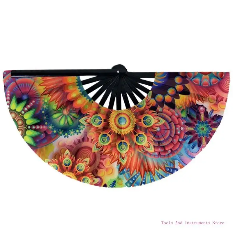 RASS FAN HAND FILEBLE BELLA FAN BAMBOO BRIMP FIL FULLING HEAD READ PER FESTIVAL CLUB DONNE GIOCO DEGLI OTTIMO DELLA PARTITA C7AC