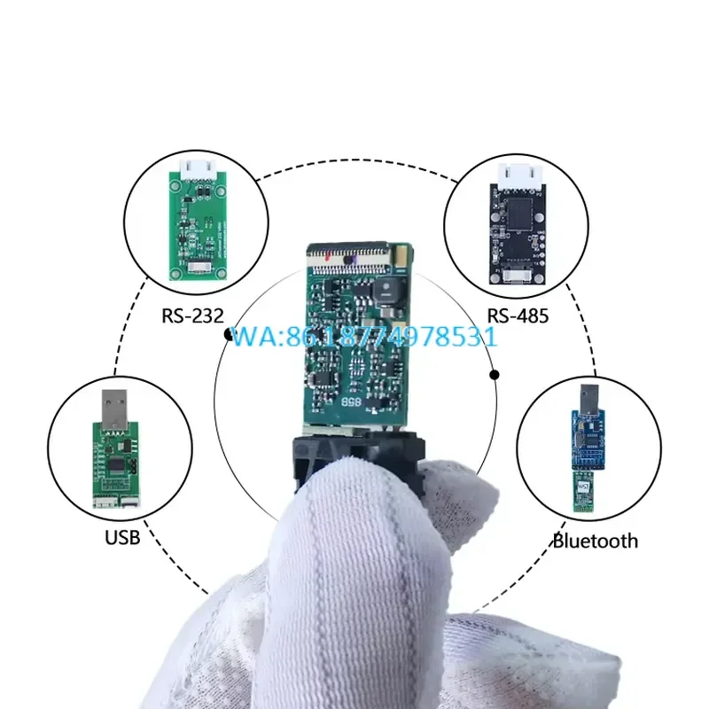 Wmwmnu Compact Distance Sensor Uart 20m Smart Logistics Rs232-c Miniature Distance Measurement Sensor