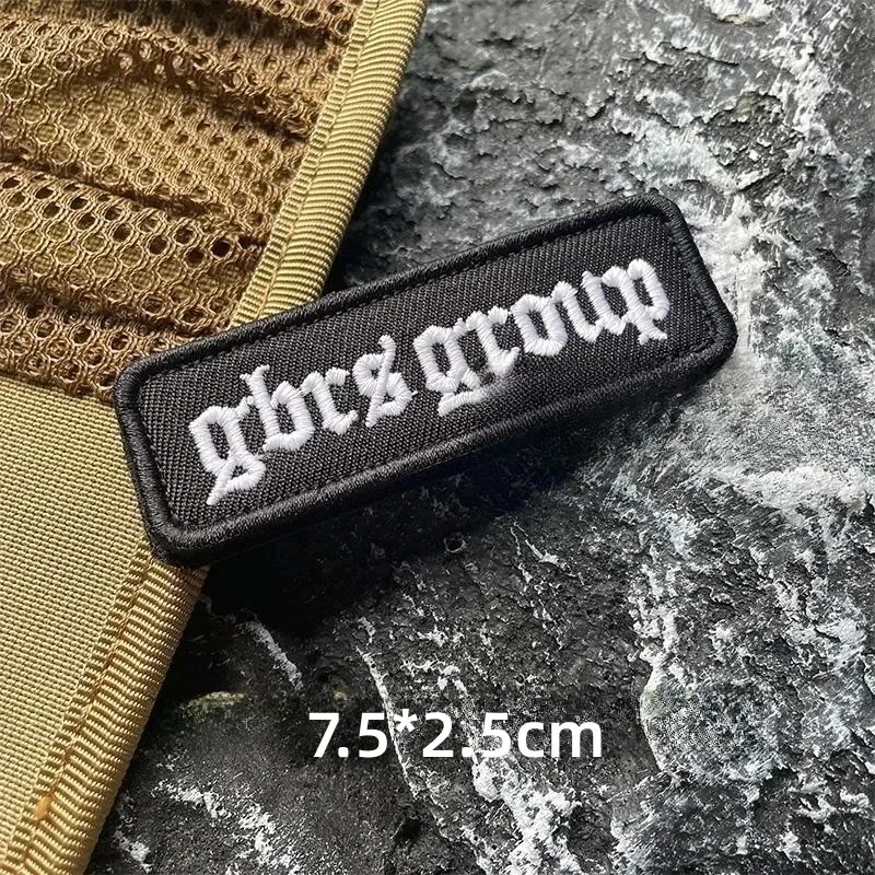 GBRS Group Embroidered Hook&loop Patches for Clothing Forward Morale Badge Tactical Armband Backpack Sticker