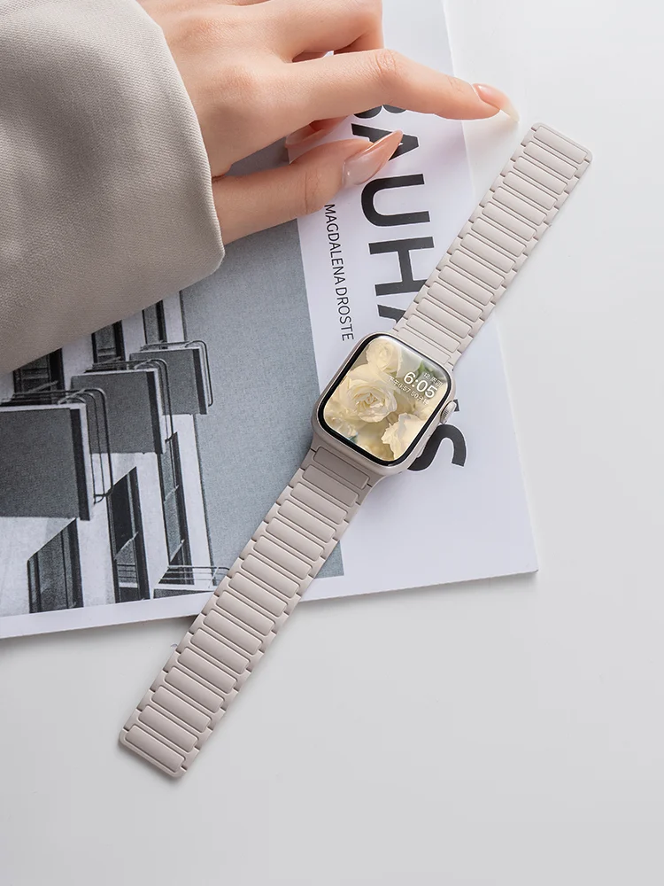 Pulseira magnética de silicone - Milanese Loop Magnetic avaliação e preço