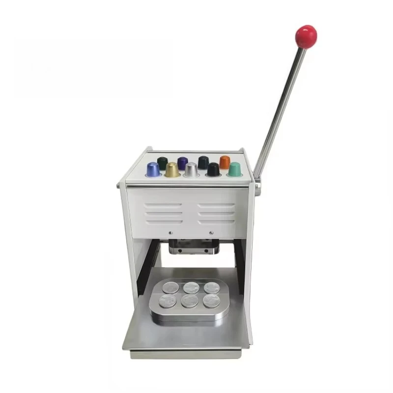Hot Sale 37mm Dia 15ml Manual Heat Sealing Machine for Coffee Pods K Cup and  Nespresso Coffee Capsules Seal Machine