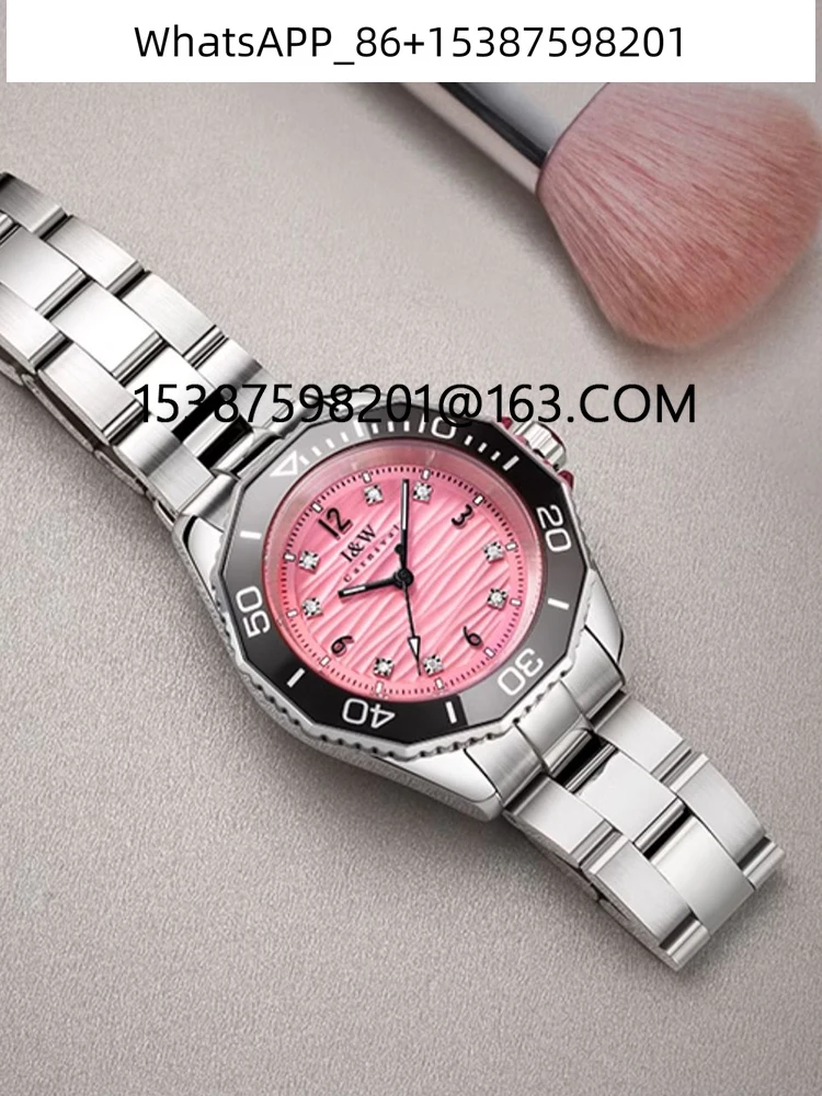 

Switzerland Quartz Watches for Women Luxury Brand IW CARNIVAL Woman Watch Sapphire Luminous Full Steel Waterproof Montres Femmes