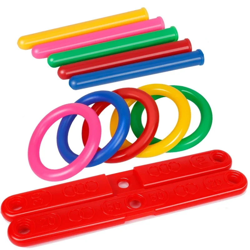 

Набор для метания колец на открытом воздухе: легкий и портативный, идеально подходит для пикников, вечеринок и игр в парке.