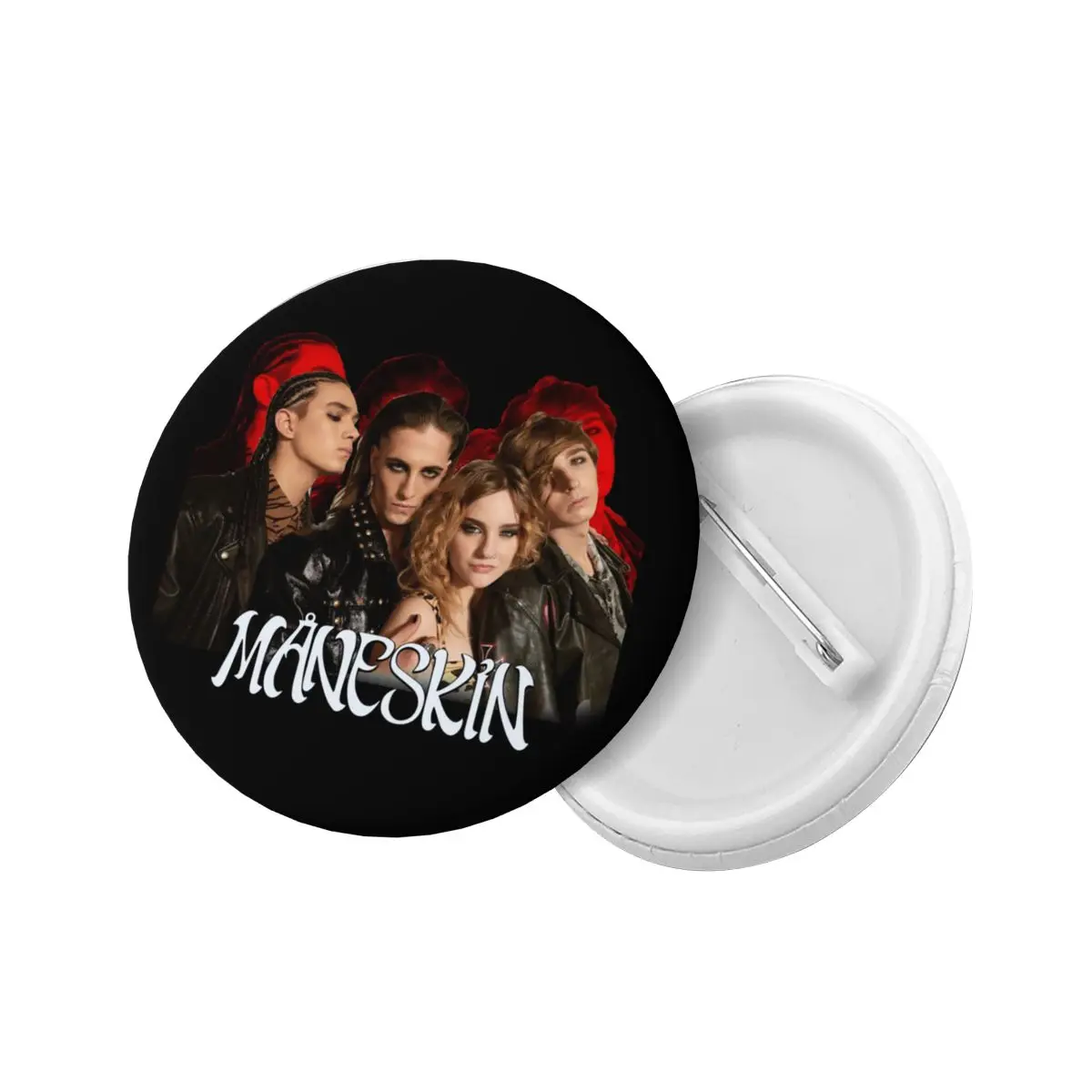 Rock Roll Band Italy Soft Button Pin Custom Creative Maneskin Pinback Badges Brooches Friends Gift