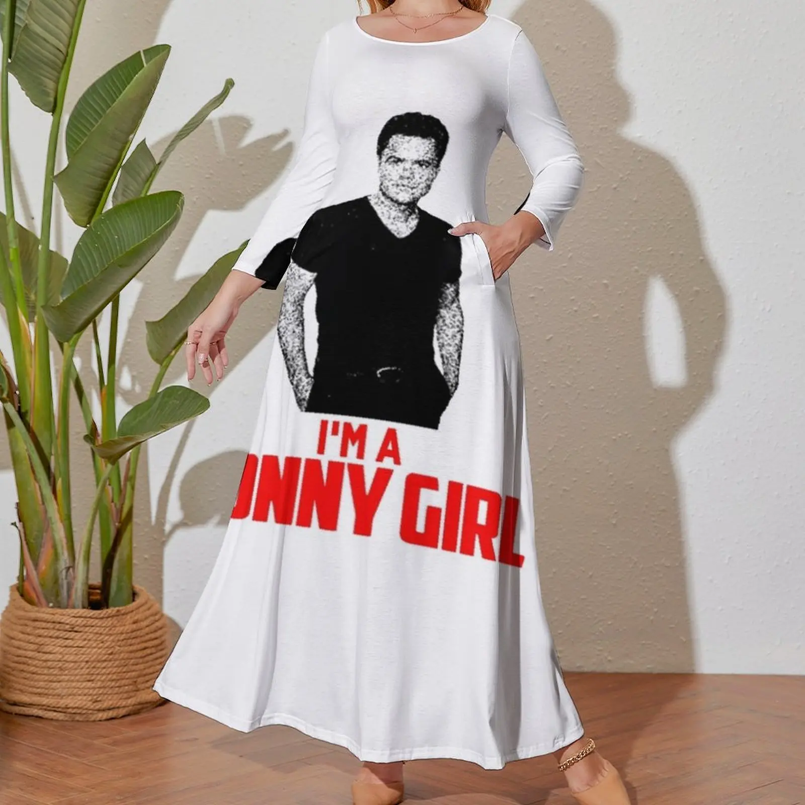 Donny Osmond I_m A Donny, vestido de manga larga para niña, Vestidos de Noche de lujo para mujer, Vestido largo de hada para mujer 2024