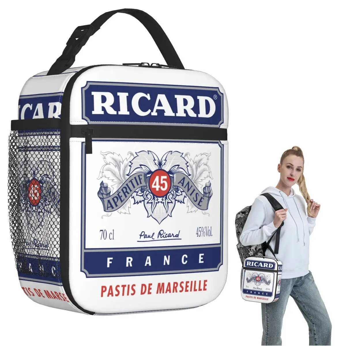 

Pastis De Marseille POP 45, изолированная сумка для обеда для женщин и детей, портативные коробки для еды, термосумка для ланча