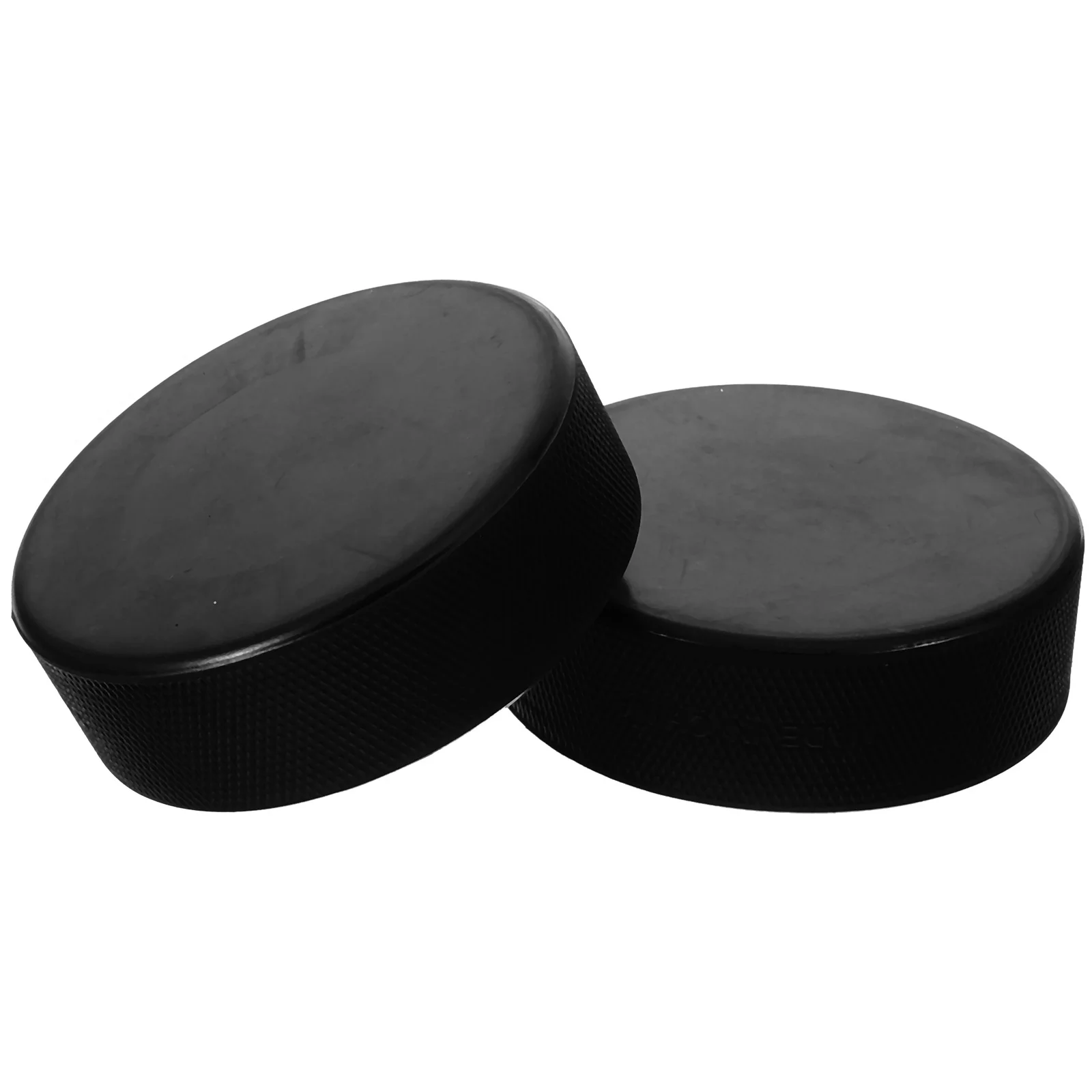 

2Pcs Hockey Rubber Ice Training Official Regulation Lightweight High Density Smooth Hockey Game Training Puck Puck