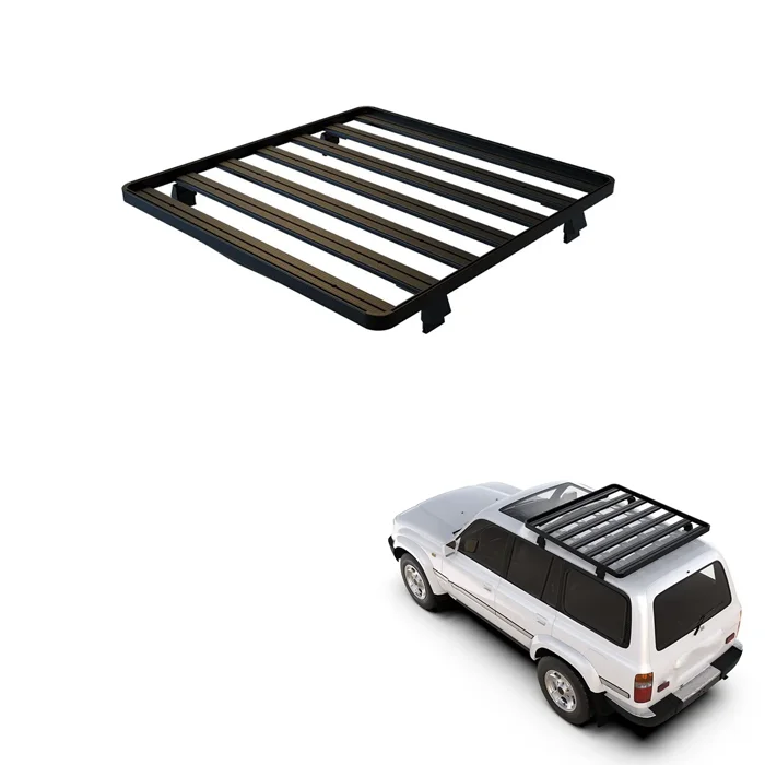 

New 4x4 Off-road Cargo Carrier Basket Aluminium Alloy 1/2 Top Roof Rack for Toyota Land Cruiser 80 Universal Luggage Rack