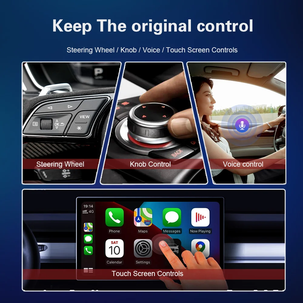 Draadloze Carplay Mini 6.0 Kleine Doos Draadloze Android Auto Adapter Plug En Play Dongle Bluetooth Wifi Voor Ford Toyota Volkswagen