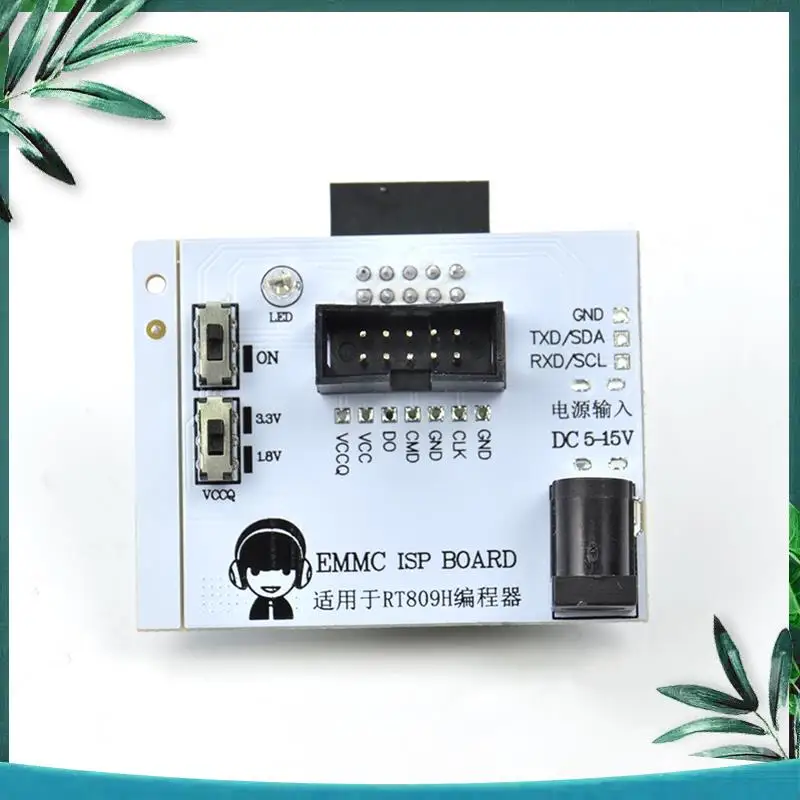 YSS-RT809H Adapter EMMC ISP Board For Test Clip Fast Writing Reading Speed Calculator Chips