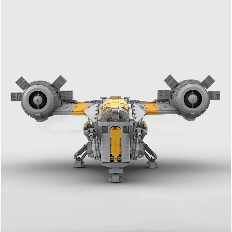 Popular Star Model Moc Building Block UCS Razor Crest Model Technology Brick DIY Assembly Modular Construction Toy Holiday Gifts