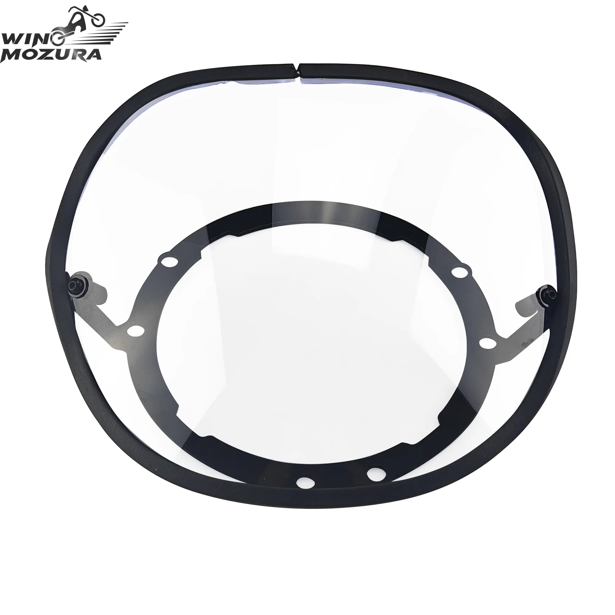 

Motorcycle Clear Headlamp Guard Headlight Shield Protector Headlight Cover For Harley Softail Low Rider ST FXLRST 117 2022-2024