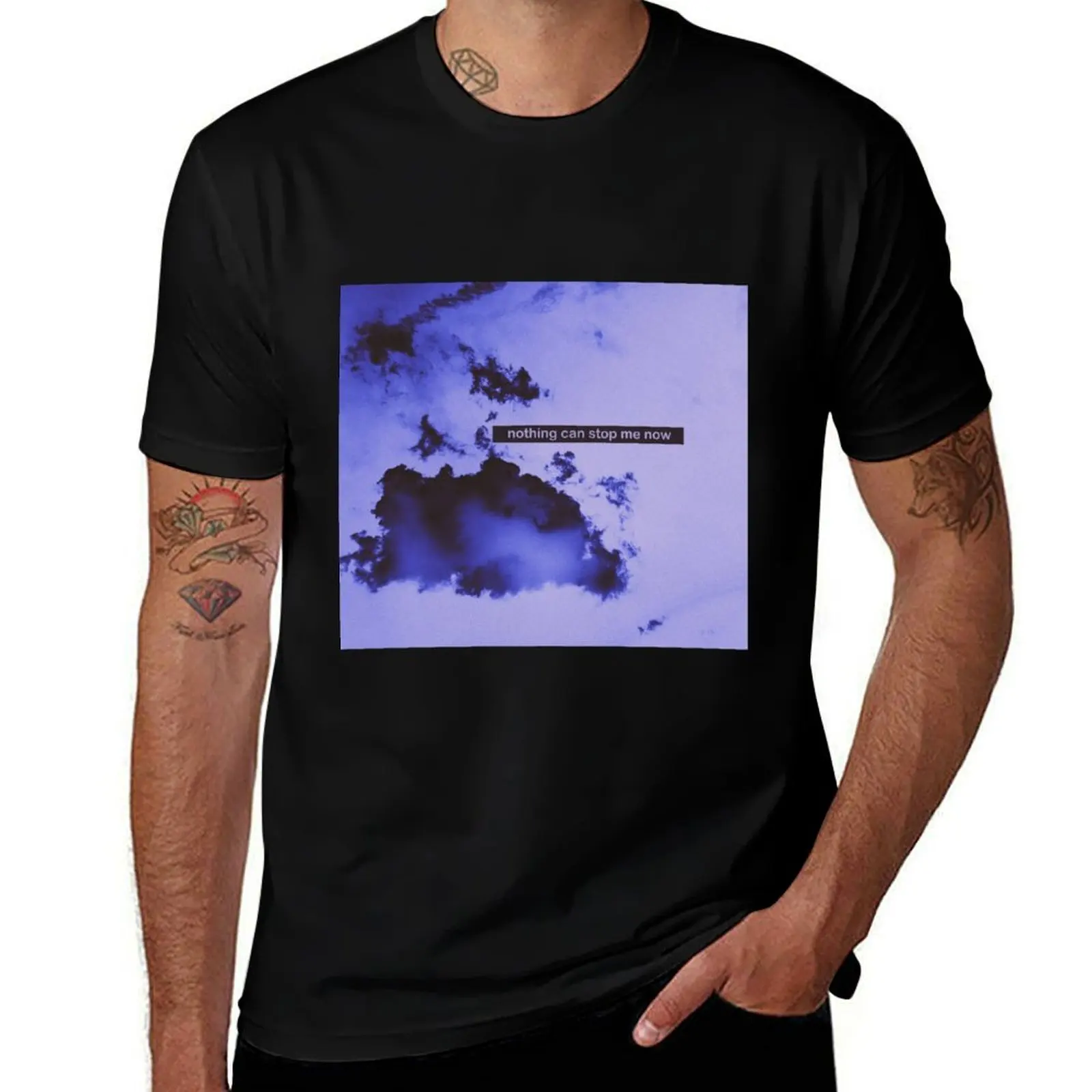 

nothing can stop me now. T-Shirt t shirts designer men t shirt cotton 100% anime tshirt T-Shirt