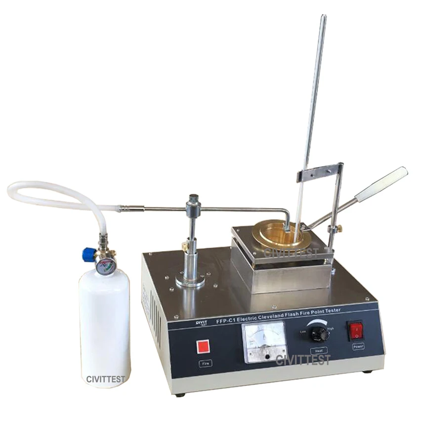 ASTM D1310 D3143 Electric Fire Petroleum Oil Asphalt Bitumen Testing Tag open cup Flash point Tester