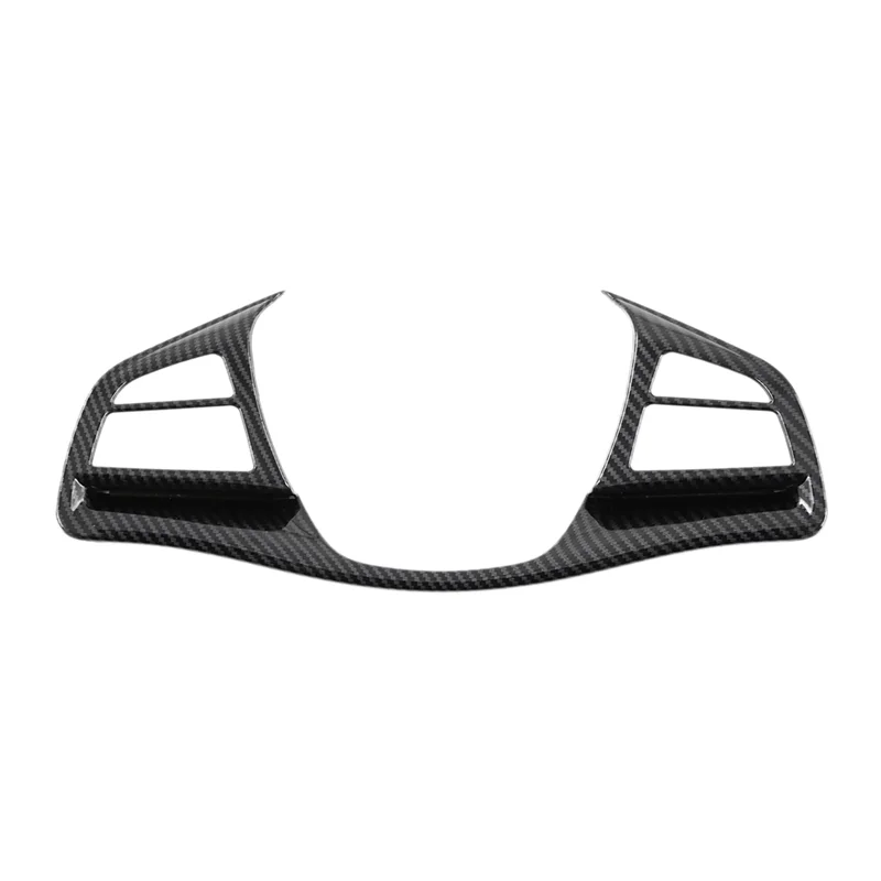 إطار عجلة القيادة ديكور التبديل غطاء أزرار زخرفة الكسوة ألياف الكربون انظر إلى BYD TANG