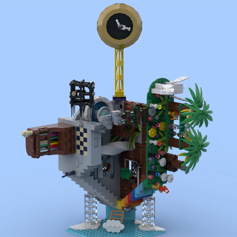 815PCS MOC De Toren van De Warlock Escher Architectuur Bouwsteen Model Speelgoed Festival Kinderen Geschenken