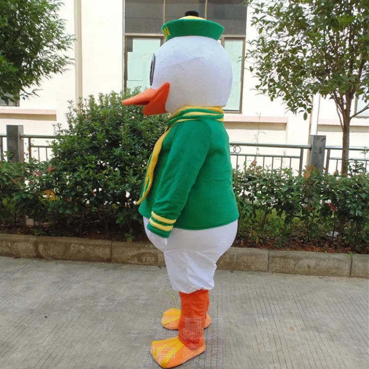 Christmas Cute Duck Mascot Costume Cartoon Animal Mascot Cosplay Costumes For Adult Halloween Christmas Party Stage Performan