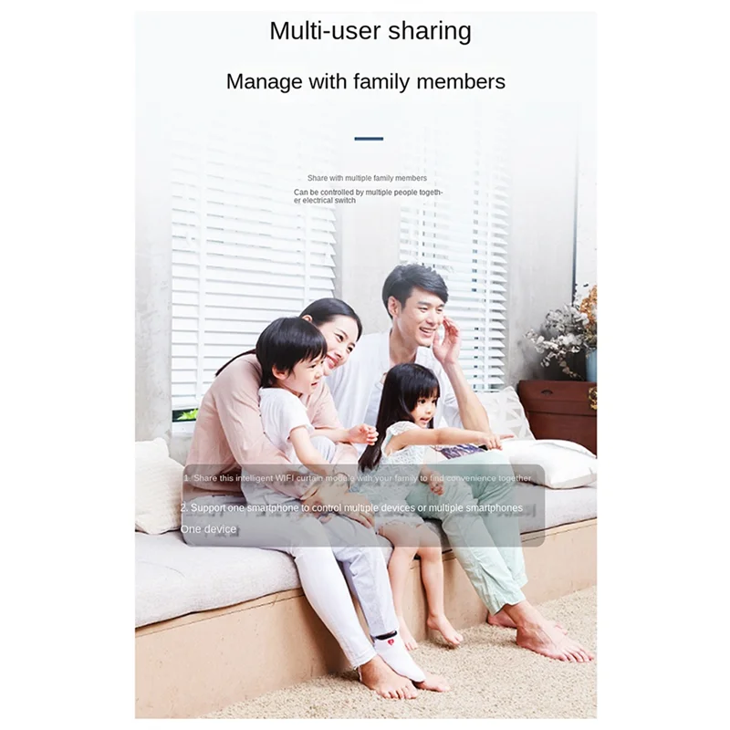 Elegante-Tuya Wifi Smart Curtain Switch Controller luce Tende a rullo Motore otturatore RF433.92MHZ Smart Life APP Controllo remoto D