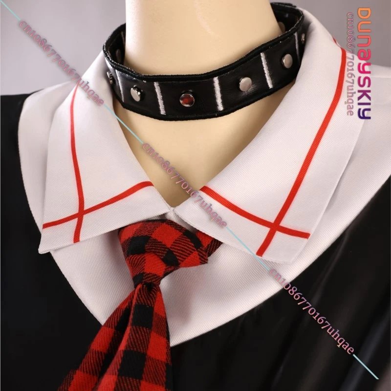 {SAIKOU}Anime Asuka Cosplay Gothic Punk Costume Women Y2K Girl Tutu Skirts Wig Full Set Accessory Halloween Disguise Lolita