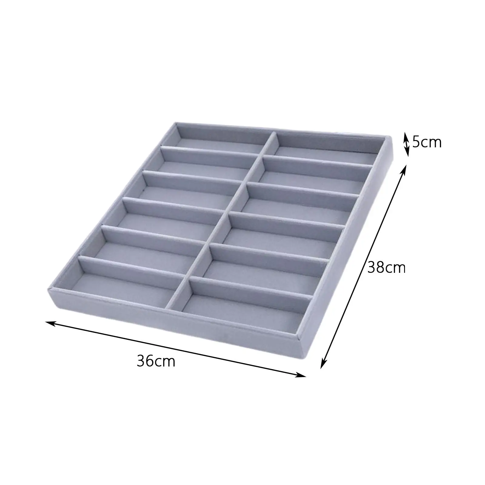 Sunglasses Holder Organizer Eyewear Display Case Multiple Pairs 12 Compartment