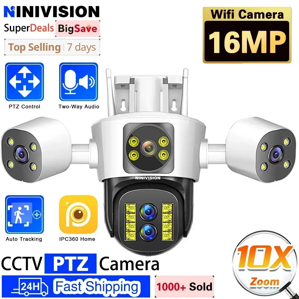 8k-16mp-wifi-camera-outdoor-four-lens-three-screen-10x-ptz-zoom-cctv-security-protection-ai-tracking-surveillance-ipc360-home