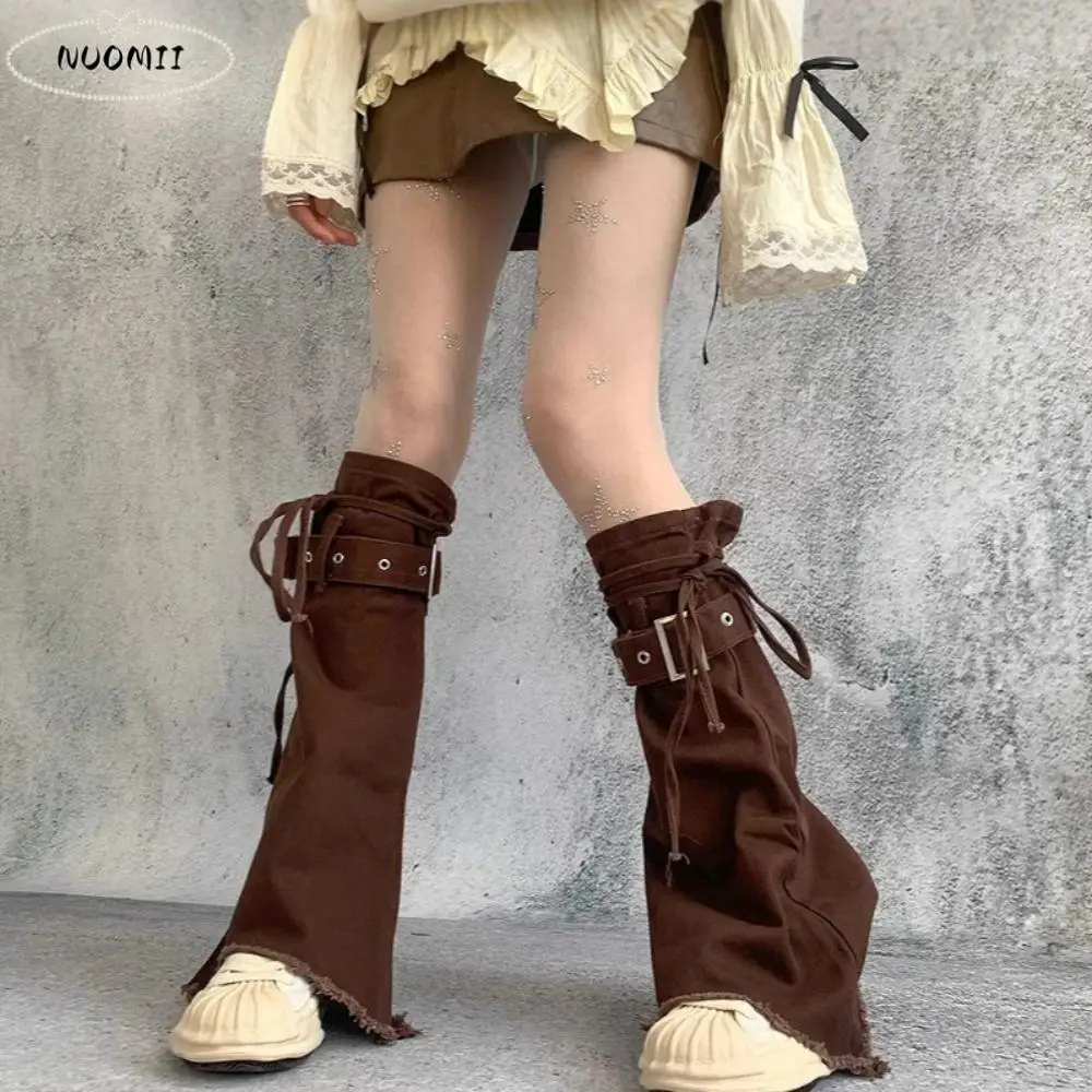 

Cute Y2k Leg Warmers JK Retro Y2k Stockings Spicy Girl Sweet Cool Trumpet Leg Covers Fall Winter