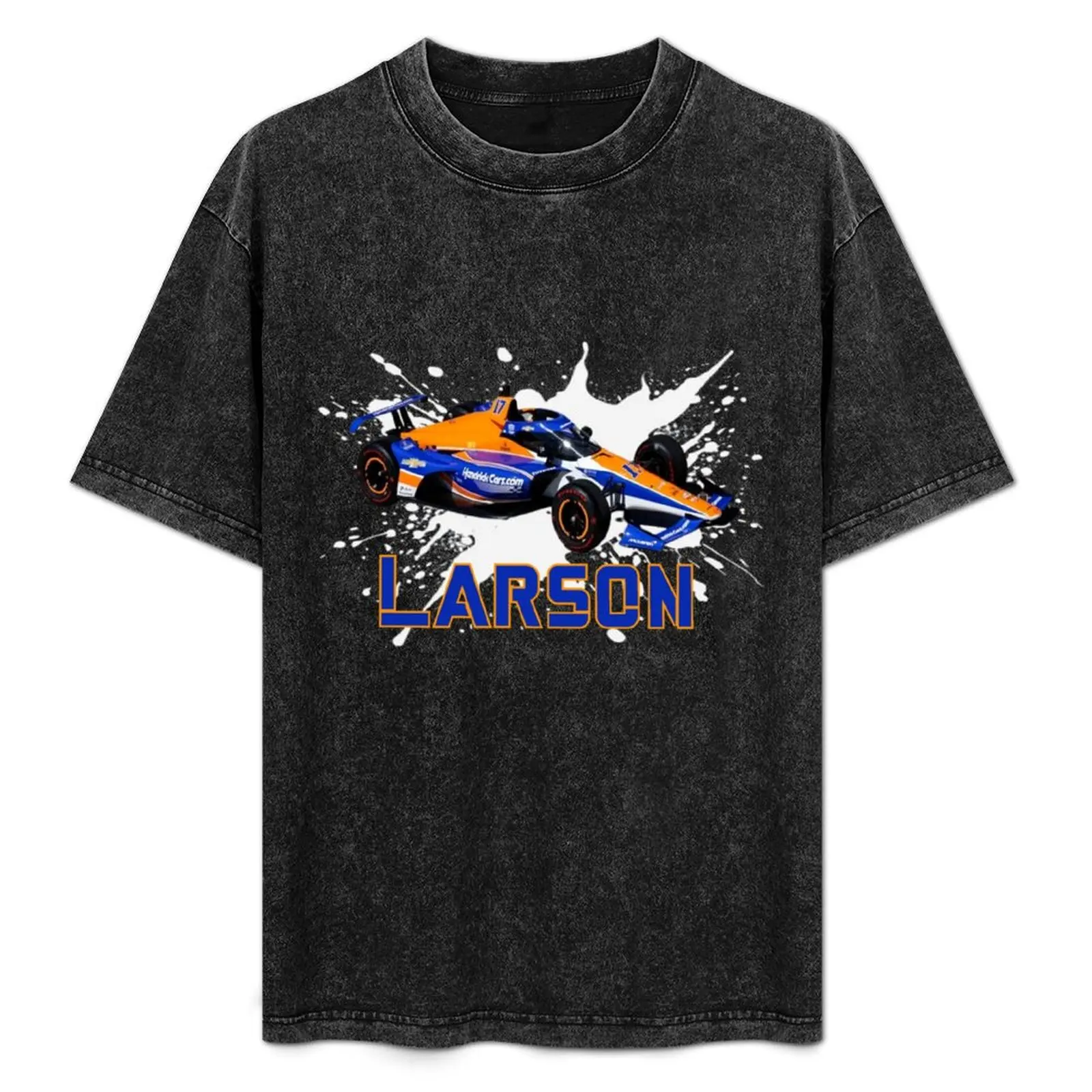 

Kyle Larson 2024 Indy 500 Car T-Shirt Casual Holiday Short Sleeve Tee