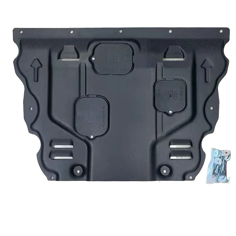 For Lincoln Nautilus 2019-2022 Black Under Engine Guard Plate Splash Shield Mud Fender Cover Mudguard Protector