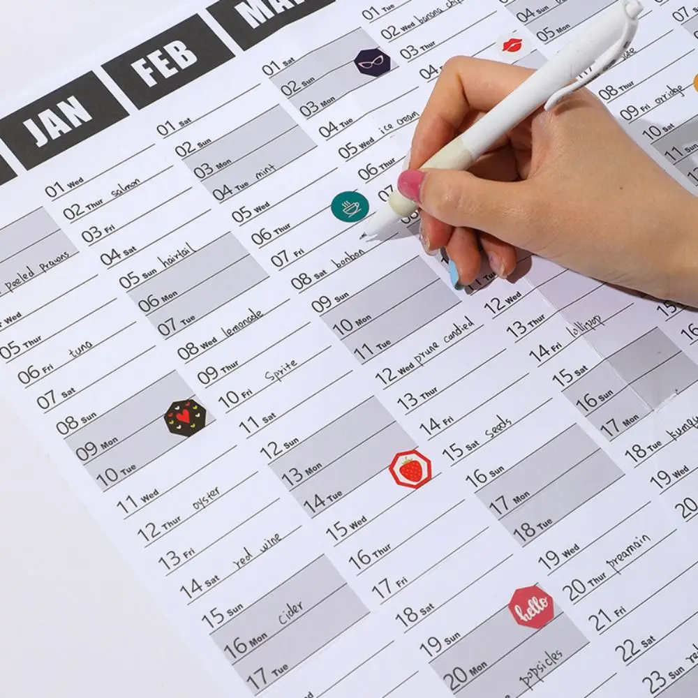 

Настенный календарь-планировщик на 2025 год: Организация и планирование на 365 дней, блокнот для заметок и списков дел