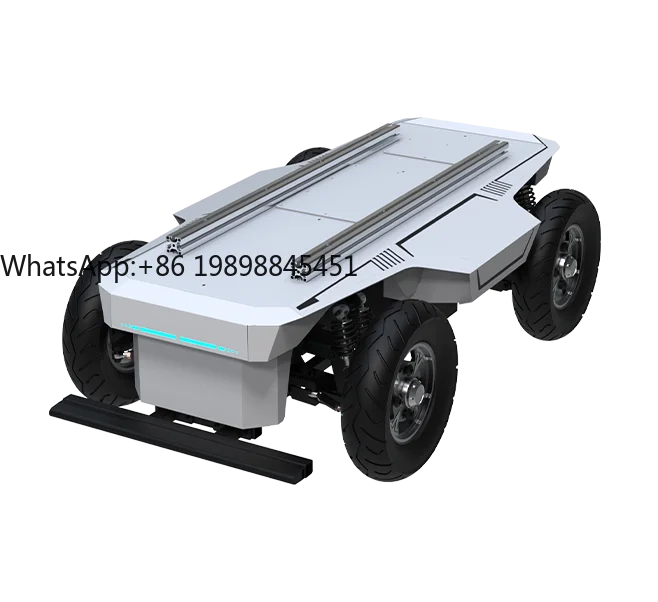 Châssis de direction Ackermann tout Terrain, charge 200KG, MT-04 Pro pour conduite autonome, Navigation ROS, Robot AGV AMR personnalisable