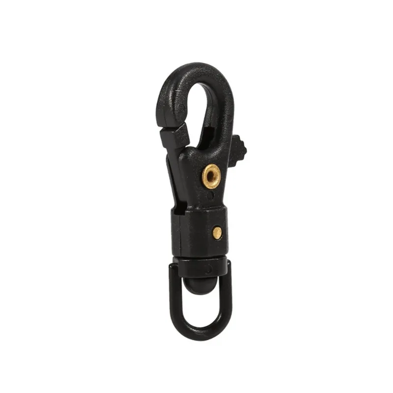 10PCS Quick Release Carabiners 60 Degree Swivel Military Keychain Clips Hanging Buckle Hooks Outdoor Tactics Mini Key Chain