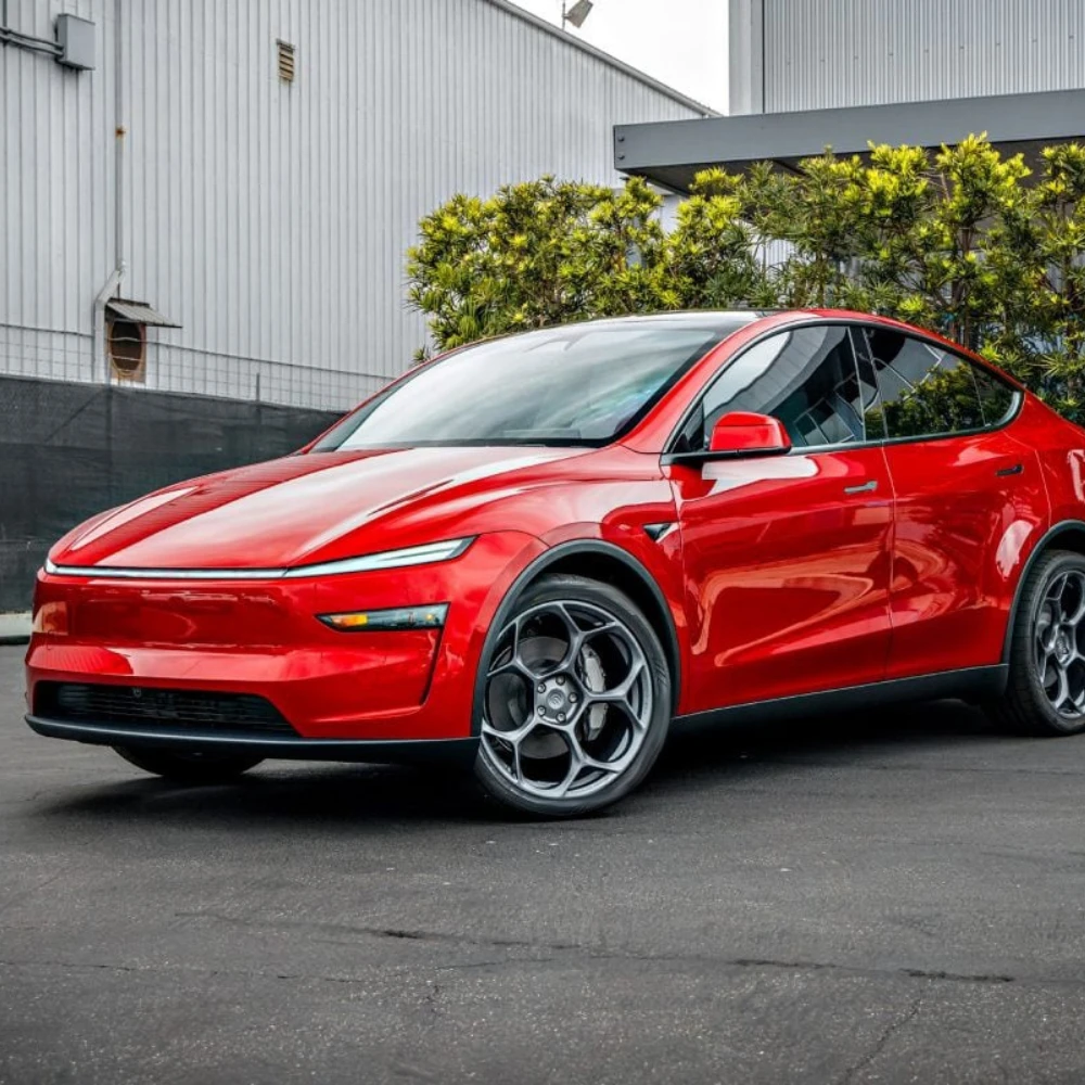 

Fiery Red Color Changing Film For Tesla Model Y Juniper 2025 2026 Pre-cut PPF PVC Anti-Scratch Paint Protection Film Vinyl Wrap