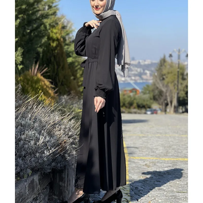 Eleganckie Abayas dla kobiet, dubajskie luksusowe Abaya, Kaftan, szyfonowe sukienki muzułmańskie, islamskie kaftany, damskie ubrania