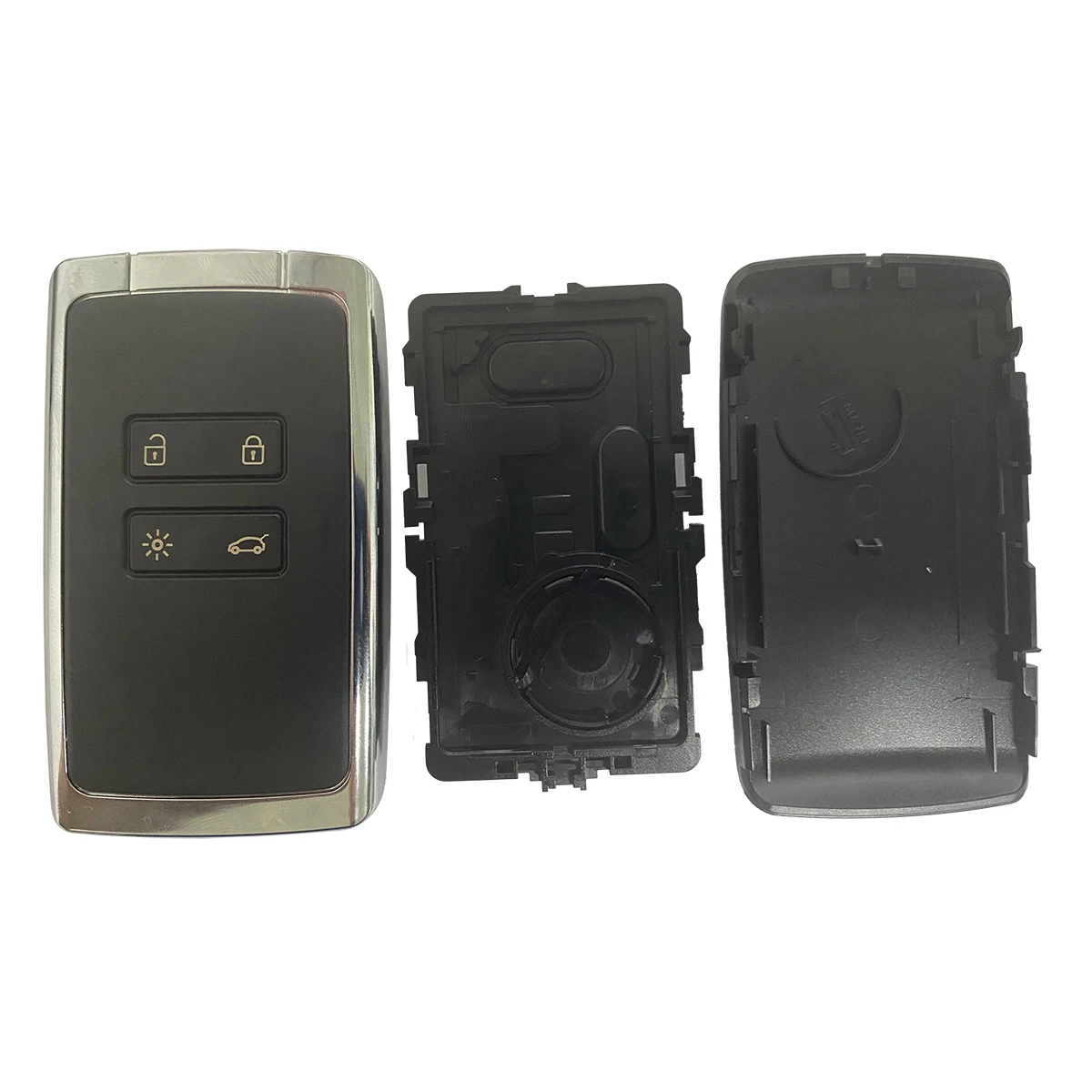 Najlepszy klucz 4 przyciski inteligentny zdalny Alarm KeyCar dla Renault Megane 4 Keyless Go / Entry klucz samochodowy 434mhz Hitag AES PCF7953M 4A