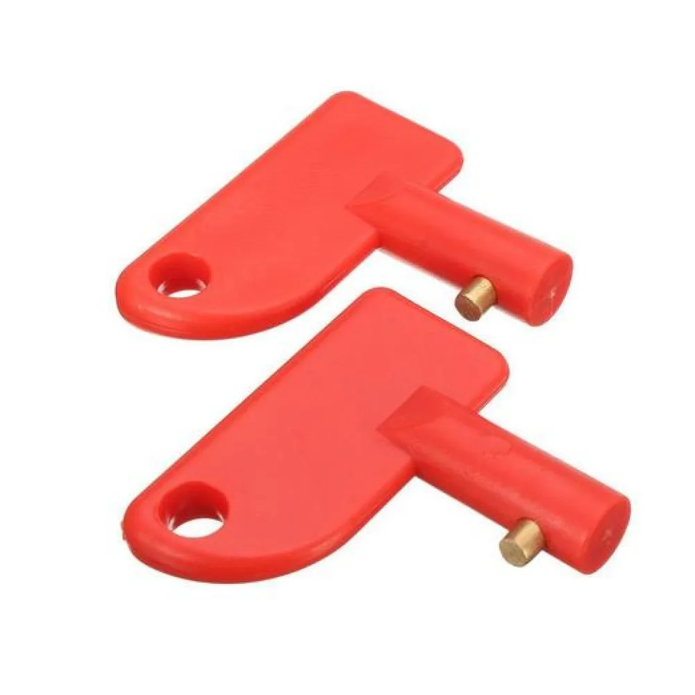 Battery Isolation The Power Key 1 2* Power Kill Key Red 100A Cut Off For Key Battery Isolator Switch Acht Electric Vehicle For
