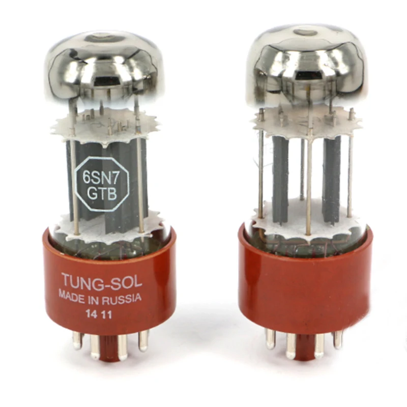 TUNG-SOL 6SN7 真空管は、6SN7GT 6N8P 6H8C CV181 オーディオ電子管バルブアンプの代替品です。オリジナル工場マッチング。