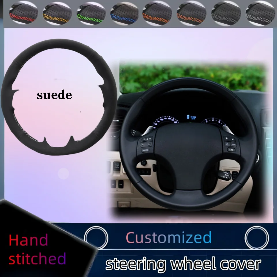 

Hand-stitched Suede Leather Car Steering Wheel Cover For Lexus IS IS250 IS250C IS300 IS300C IS350 IS350C F SPORT 2005 Accessorie