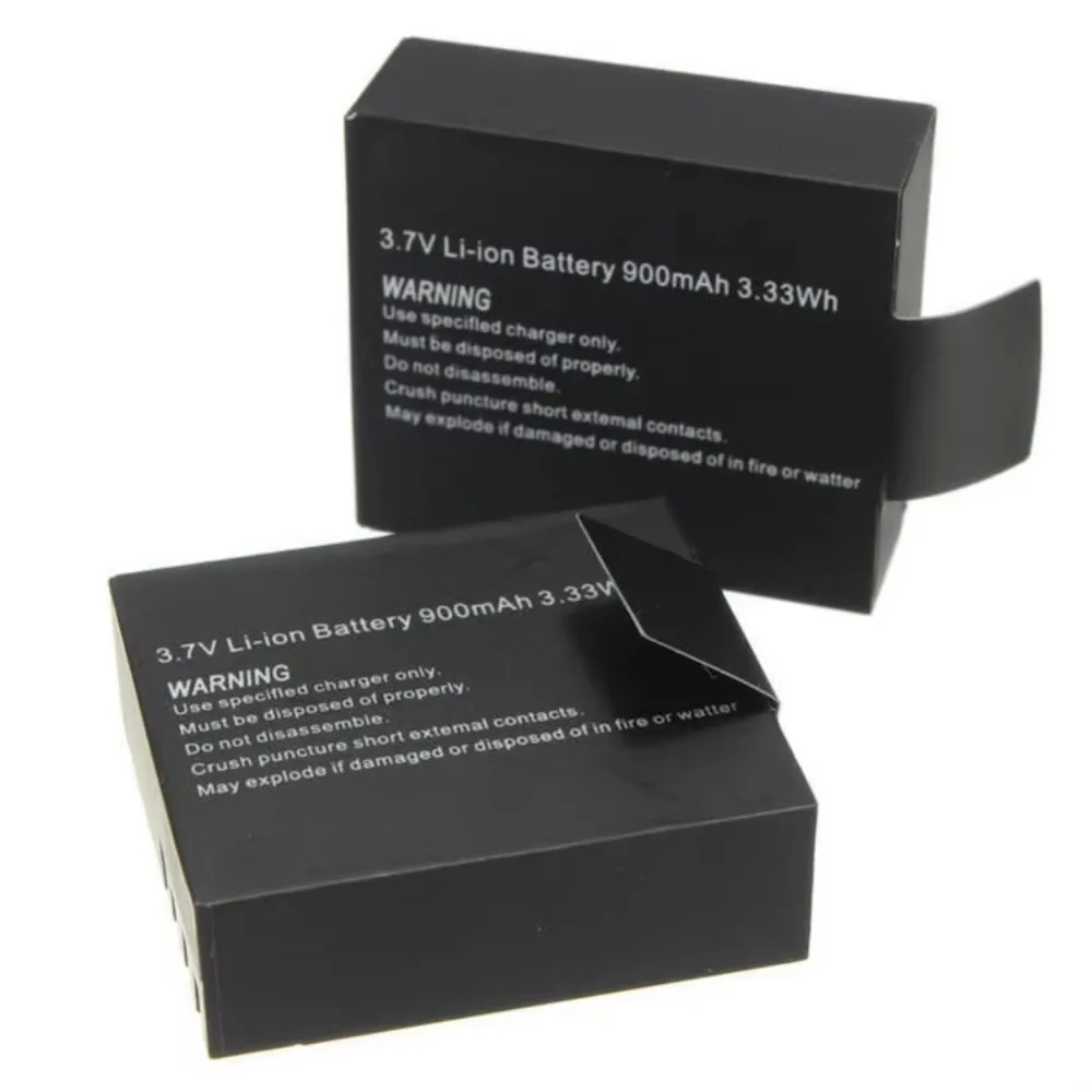 3.7V 900mAh Rechargable Li-ion Battery for SJ4000 SJ5000 SJ9000 WIFi M10 SJCAM Sport Action Camera DV SJ Dedicated Battery