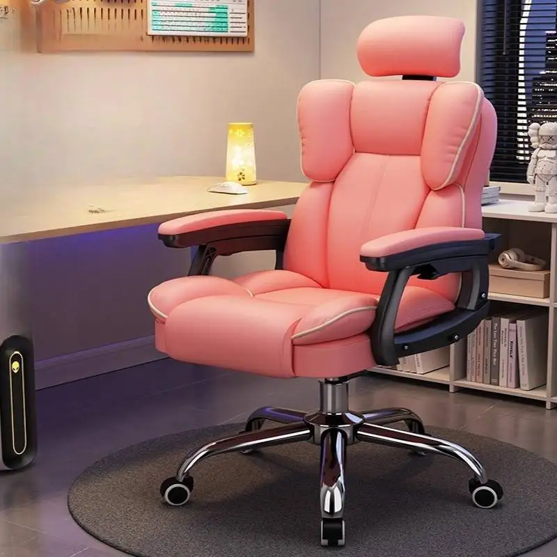 Желтые регулируемые офисные стулья Удобные серые удобные дизайнерские офисные стулья Белая поворотная мебель Sedia Ufficio