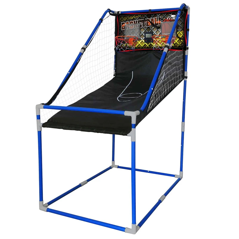 آلة رماية كرة سلة واحدة قابلة للطي في الأماكن المغلقة