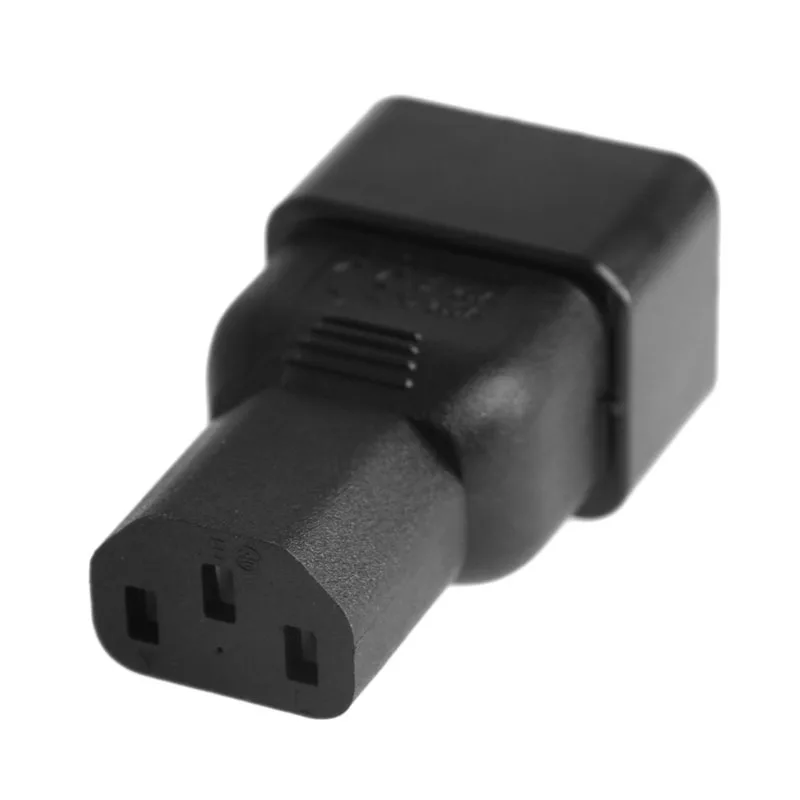 

IEC 320 C13 to C20 Adapter, IEC 15A to 10A Converter Power Connector for PUD UPS, Black Color