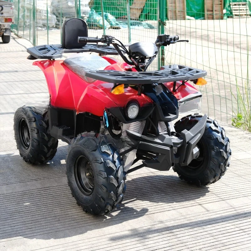 125cc ATV Quad Bike 4 Wheeler for Kids Youth Adults Off-road 4-Stroke Electric Start All Terrain Sport Farm Utility Vehicle