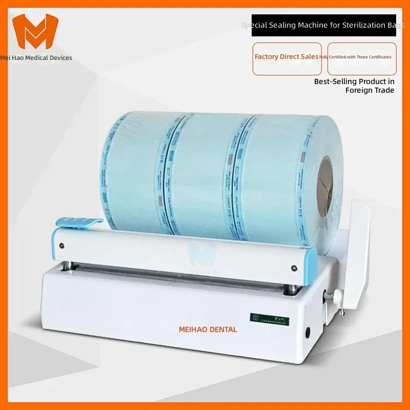 Modern Medical Dental Sterilization Bag Sealing Machine for Oral Clinic Autoclave Pouch Packing Belt Heat Seal Equipment