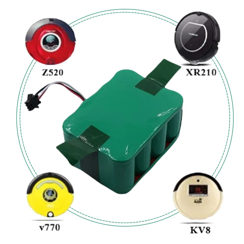 14.4V Ni-MH SC Rechargeable Battery 3000mAh for KV8 XR210 XR210A XR210B XR510B XR510C Vacuum Cleaner Sweeping Robot