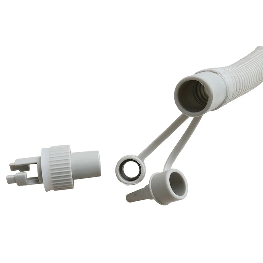 

Boat Air Valve Conversion Adapter White Heavy Duty Inflatable PVC Fast Inflation for Kayak Stand Up Paddle Board Pool Pump